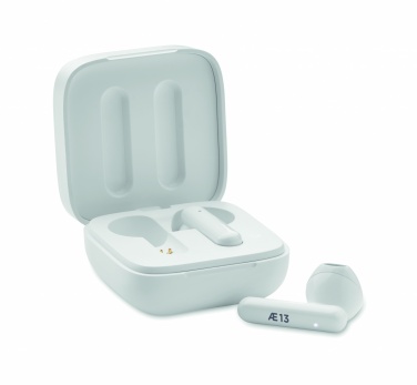 Logotrade promotional item picture of: TWS earbuds with solar charger